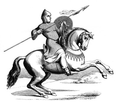 Knight in His Hauberk by Unbekannt