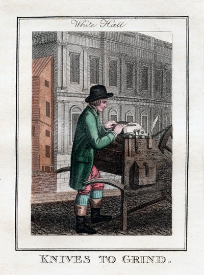 Knives to Grind, Whitehall, London by Unbekannt