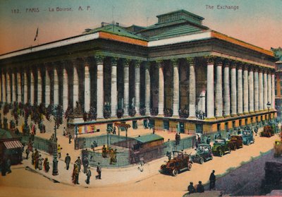 La Bourse, Paris, c1920 by Unbekannt