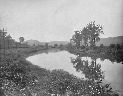 La Colle Looking West, Pennsylvania Railroad by Unbekannt