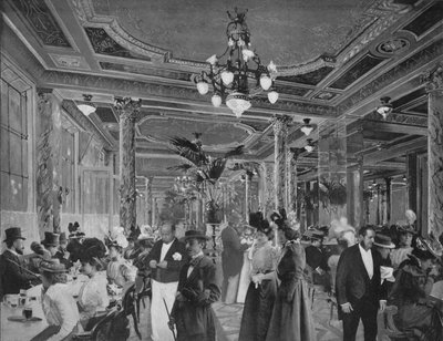 La Grande Salle Du Cafe Americain, 1900 by Unbekannt