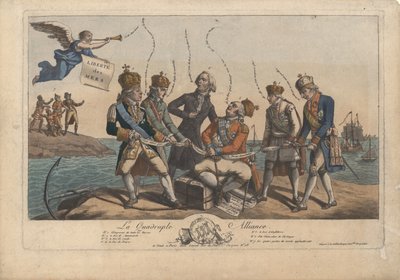 The Quadruple Alliance, 1800 by Unbekannt