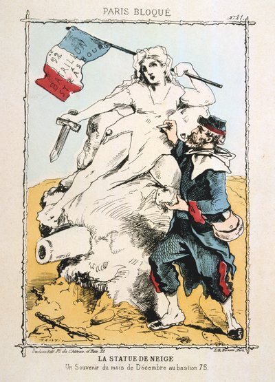 The Snow Statue, 1870-1871 by Unbekannt