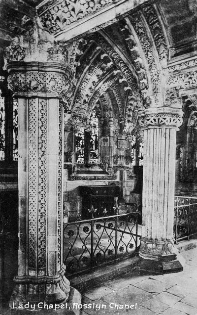 Lady Chapel, Rosslyn Chapel, Midlothian, Scotland, 20th century by Unbekannt