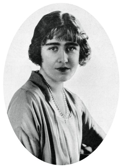 Lady Elizabeth Bowes-Lyon in 1923, 1937 by Unbekannt