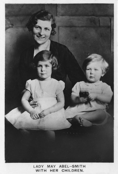 Lady May Abel-Smith with her Children by Unbekannt