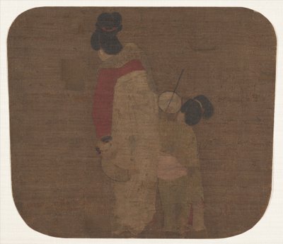Lady and Children by Unbekannt