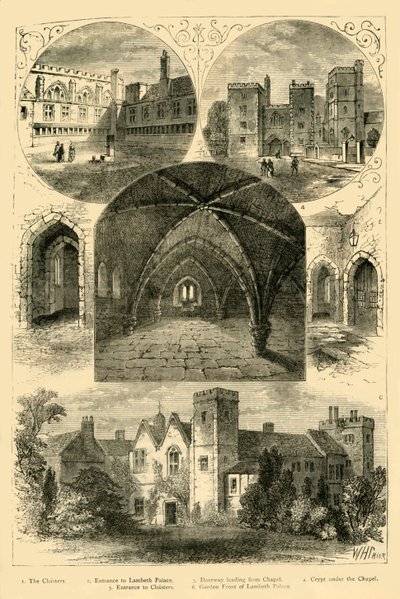 Lambeth Palace, c1878 by Unbekannt