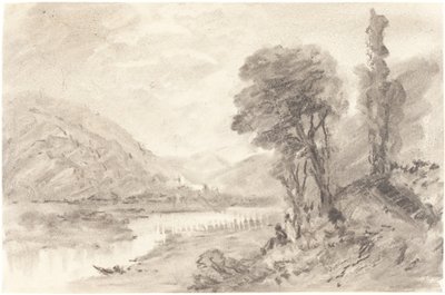 Landscape, 19th century by Unbekannt