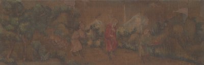 Landscape Painting of Figure in Woodland Setting by Unbekannt