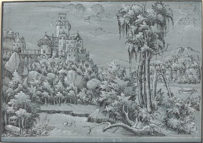 Landscape with a Castle by Unbekannt