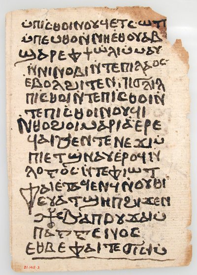 Leaves from a Coptic Manuscript by Unbekannt