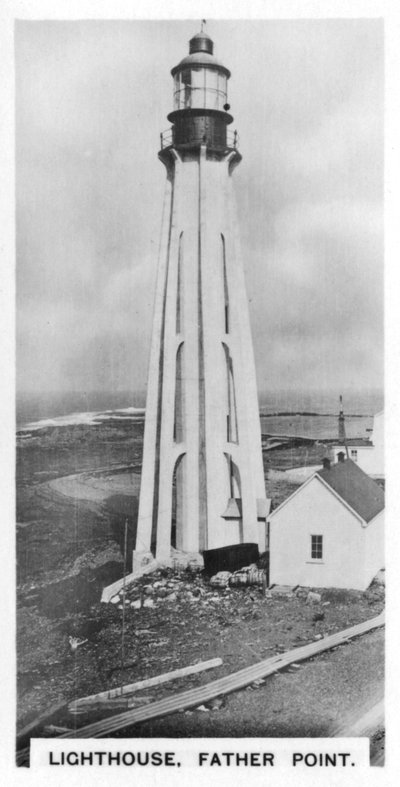 Lighthouse, Father Point, Quebec, Canada, c1920s by Unbekannt