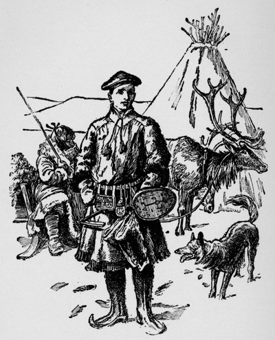 Linnaeus in Lapland Dress by Unbekannt