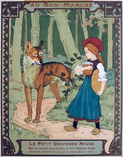Little Red Riding Hood, 19th century by Unbekannt