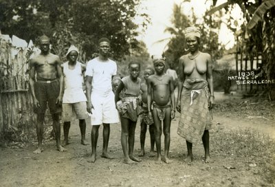 Local People, Sierra Leone, 20th Century by Unbekannt
