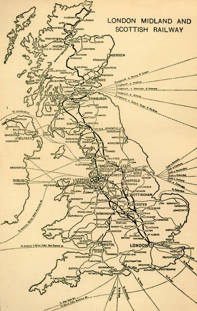 London Midland and Scottish Railway by Unbekannt