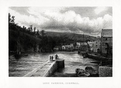 Looe Harbour, Cornwall, England by Unbekannt