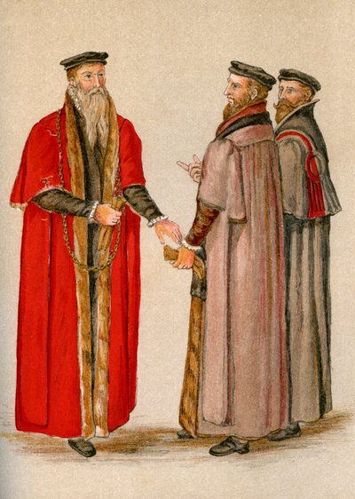 Lord Mayor and Aldermen, 1893 by Unbekannt