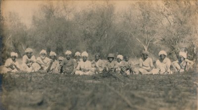 Lt. Smith & Beaters - Budhapur Tigerhunt by Unbekannt