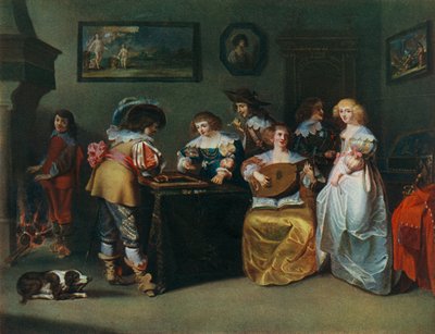 Lute, unknown painter of the seventeenth century by Unbekannt