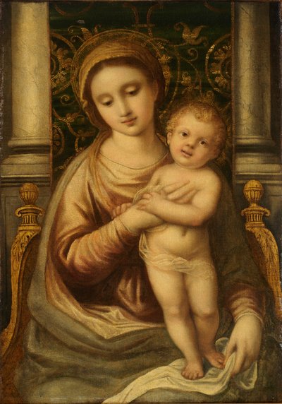 Madonna and Child by Unbekannt