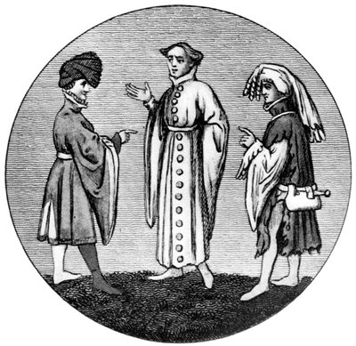 Male dress, late 14th century by Unbekannt