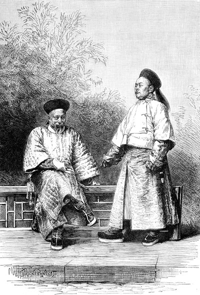 Manchu ministers, chiefs of bankers by Unbekannt
