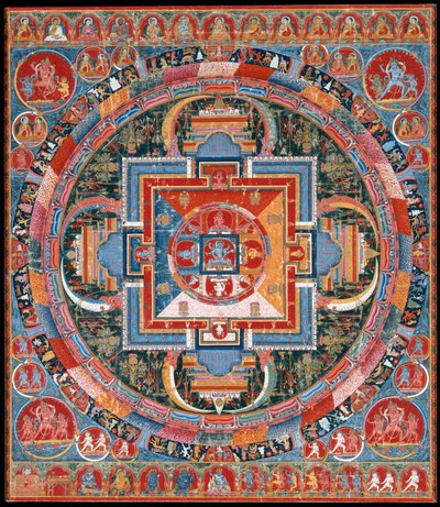 Mandala of Jnanadakini, late 14th century by Unbekannt