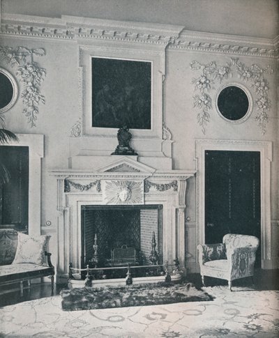 Mantelpiece in the State Drawing-Room, 1916 by Unbekannt