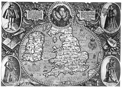 Map of England by Unbekannt