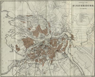 Map of Petersburg, 1893 by Unbekannt