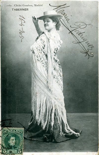 Maria Rodriguez, Spanish Actress by Unbekannt