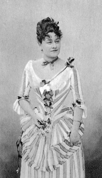 Marie Grisier Montbazon, French mezzo-soprano and actress, 1877 by Unbekannt