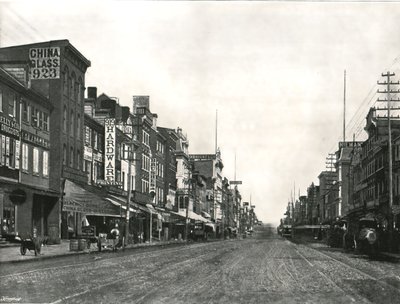 Market Street, Philadelphia, USA by Unbekannt