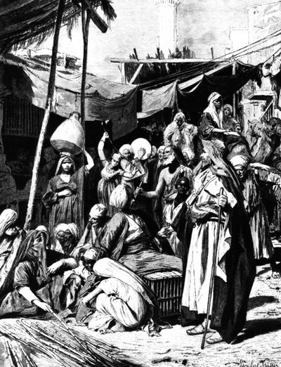 Market at Tantah, Egypt by Unbekannt