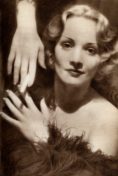 Marlene Dietrich, German-American Actress by Unbekannt