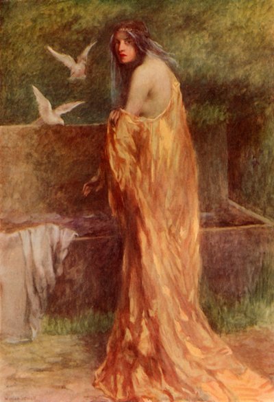 Marra took off her golden dress by Unbekannt