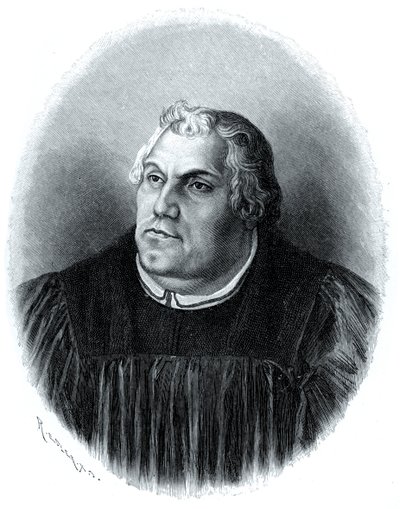 Martin Luther, Protestant church reformer by Unbekannt