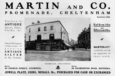Martin and Co., Promenade, Cheltenham, 1909 by Unbekannt