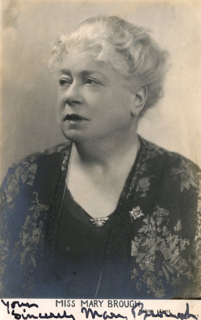 Mary Brough, English actress, 20th century by Unbekannt