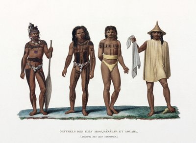 Men from the Caroline Islands by Unbekannt