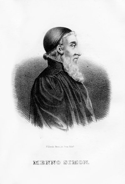 Menno Simons, Dutch Anabaptist Religious Leader by Unbekannt