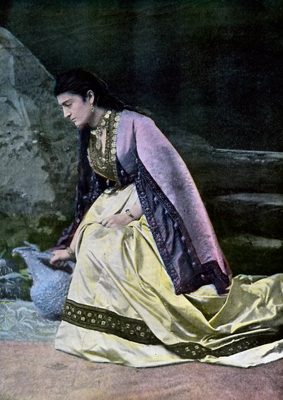 Mingrelien Woman Collecting Water, c1890 by Unbekannt