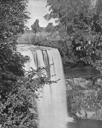 Minnehaha Falls, Minneapolis, Minnesota, USA by Unbekannt