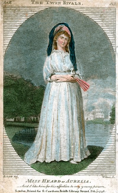 Miss Heard as Aurelia by Unbekannt