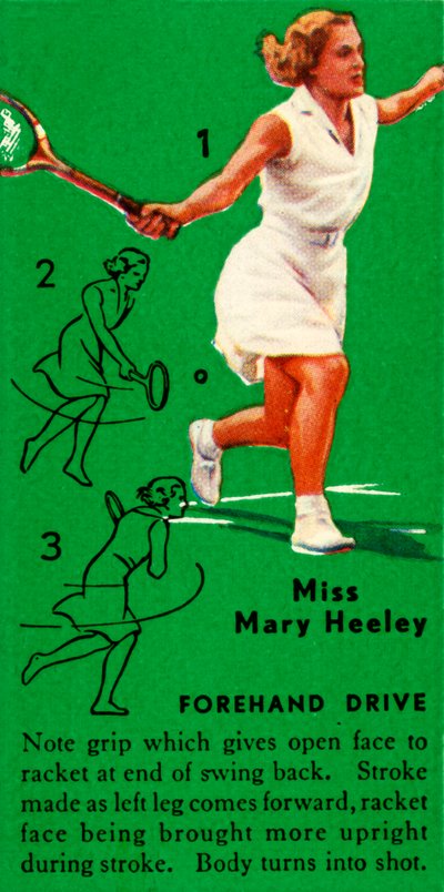 Miss Mary Heeley - Forehand Drive, c1935 by Unbekannt