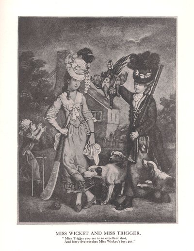 Miss Wicket and Miss Trigger, c1778 1912 by Unbekannt