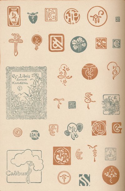 Monograms and Marks, c1890, 1905 by Unbekannt