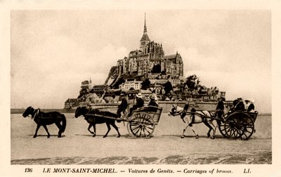 Mont-Saint-Michel, Normandy, France, early 20th century by Unbekannt